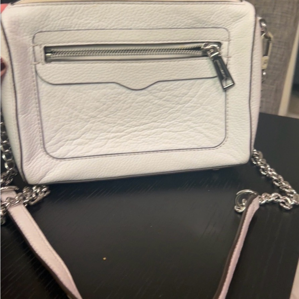 Rebecca Minkoff Grey/light purple Leather Crossbody Bag